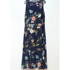 Anne Klein Floral Dress With Belt